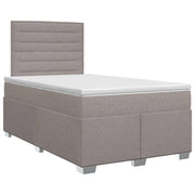 Boxspringbed 120x200 cm taupe met matras