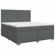 Boxspringbed 140x200 cm donkergrijs