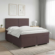 Boxspringbed 140x200 cm donkerbruin