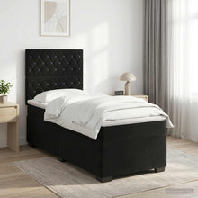 Boxspringbed met matras Zwart 100 x 200 cm Fluweel