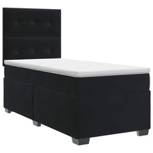 Boxspringbed met matras Zwart 80 x 200 cm Fluweel