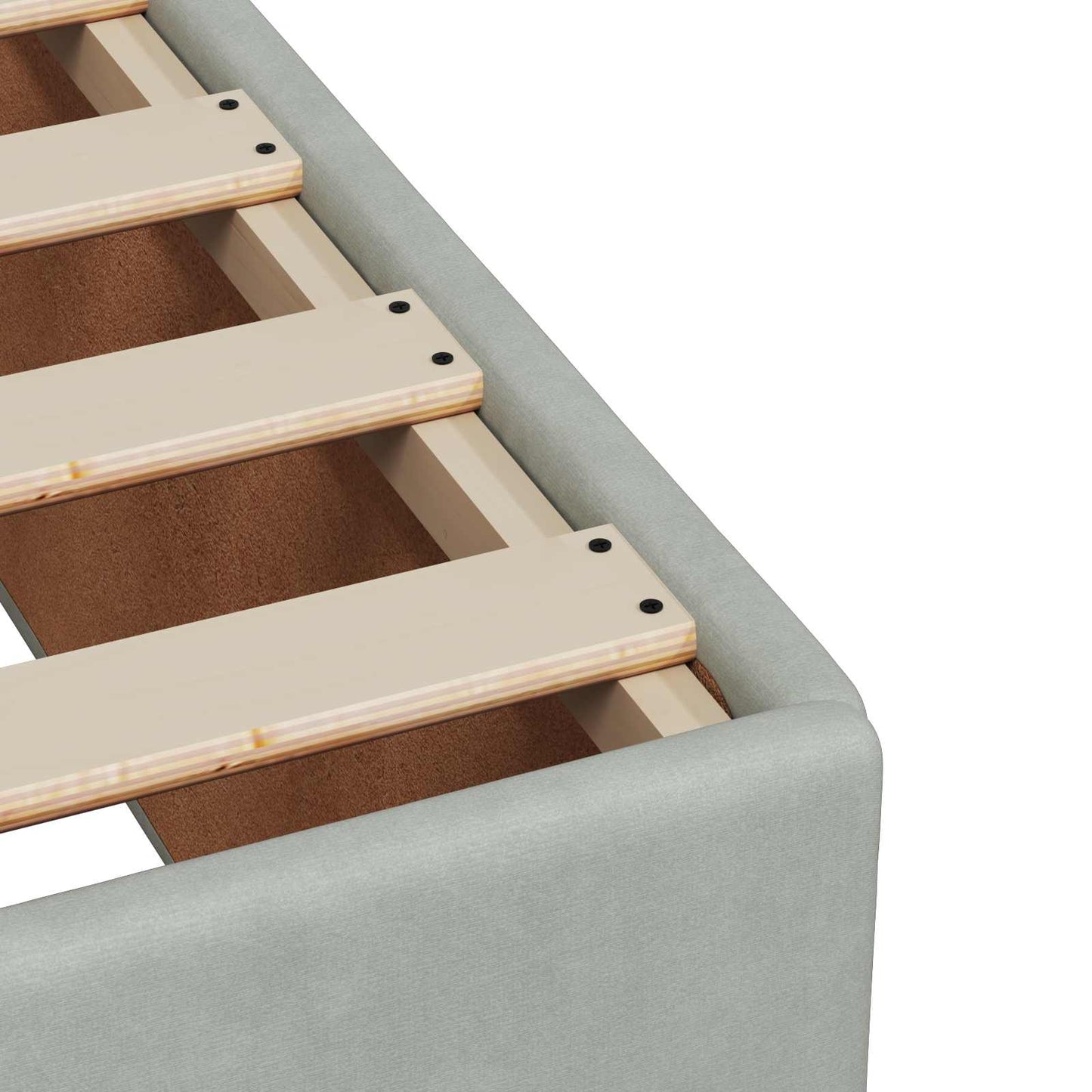 Boxspringbed met matras Lichtgrijs 80 x 200 cm Fluweel