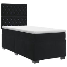 Boxspringbed met matras Zwart 100 x 200 cm Fluweel