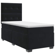 Boxspringbed 100x200 cm zwart fluweel