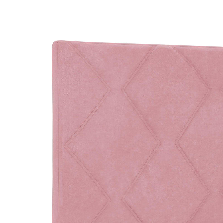 Boxspringbed met matras Roze 100 x 200 cm Fluweel