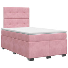 Boxspringbed met matras Roze 120 x 200 cm Fluweel
