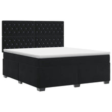 Boxspringbed met matras Zwart 140 x 200 cm Fluweel