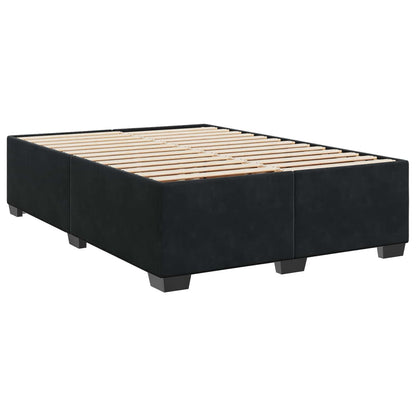 Boxspringbed met matras Zwart 140 x 200 cm Fluweel