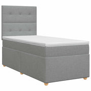Boxspringbed 80x200 cm lichtgrijs