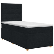 Boxspringbed met matras 90x190 cm zwart