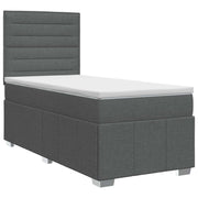 Boxspringbed 80x200 cm donkergrijs met matras