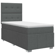 Boxspringbed met matras 80x200 cm donkergrijs