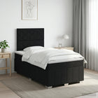 Boxspringbed 120x200 cm zwart met matras