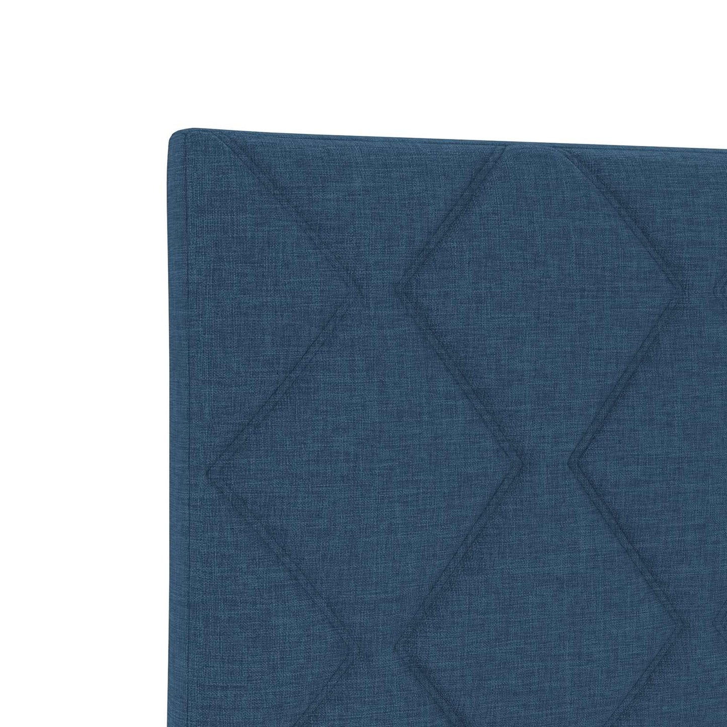 Boxspringbed met matras met hoofdeinde Blauw 160 x 200 cm Stof