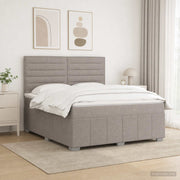 Boxspringbed 180x200 cm taupe
