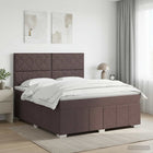 Boxspringbed met matras 180x200 cm donkerbruin