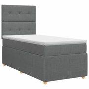 Boxspringbed met matras 80x200 cm donkergrijs