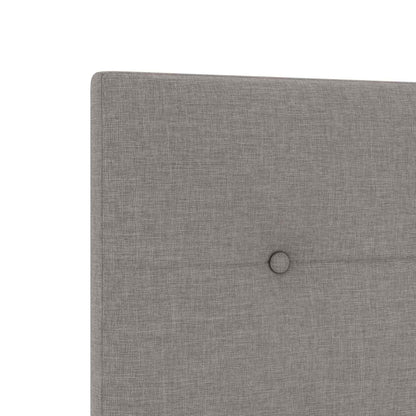 Boxspringbed met matras met hoofdeinde Taupe 100 x 200 cm Stof