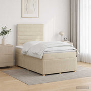 Boxspringbed met matras 120x200 cm crème