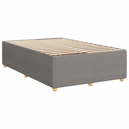 Boxspringbed met matras met hoofdeinde Taupe 120 x 190 cm Stof