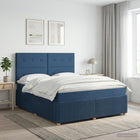 Boxspringbed met matras 180x200 cm blauw