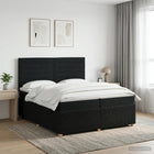 Boxspringbed 200x200 cm zwart