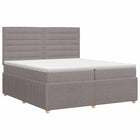 Boxspringbed taupe 200x200 cm