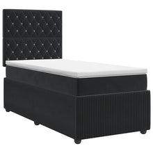 Boxspringbed met matras Zwart 80 x 200 cm Fluweel