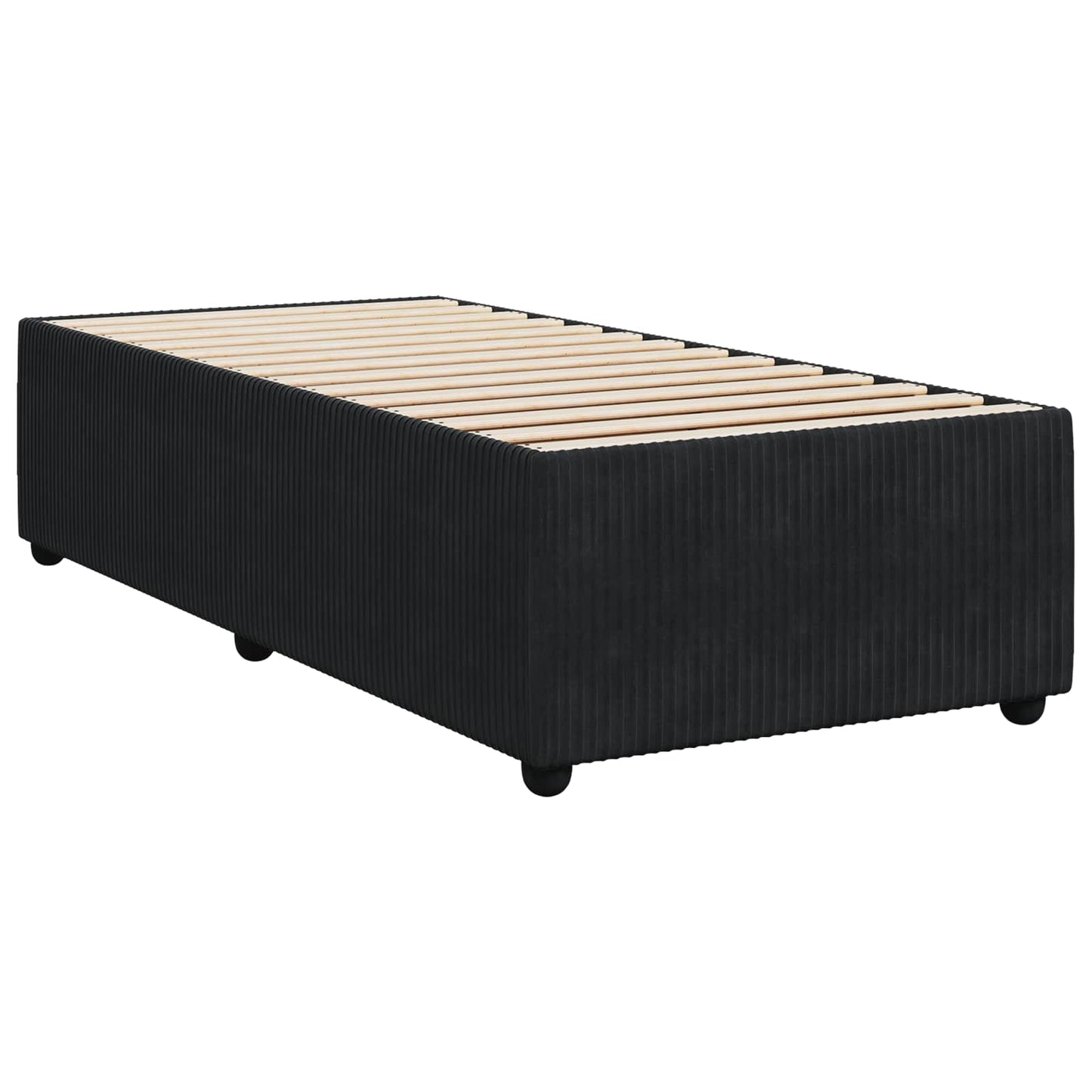 Boxspringbed met matras Zwart 80 x 200 cm Fluweel