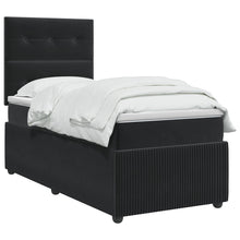 Boxspringbed met matras Zwart 80 x 200 cm Fluweel