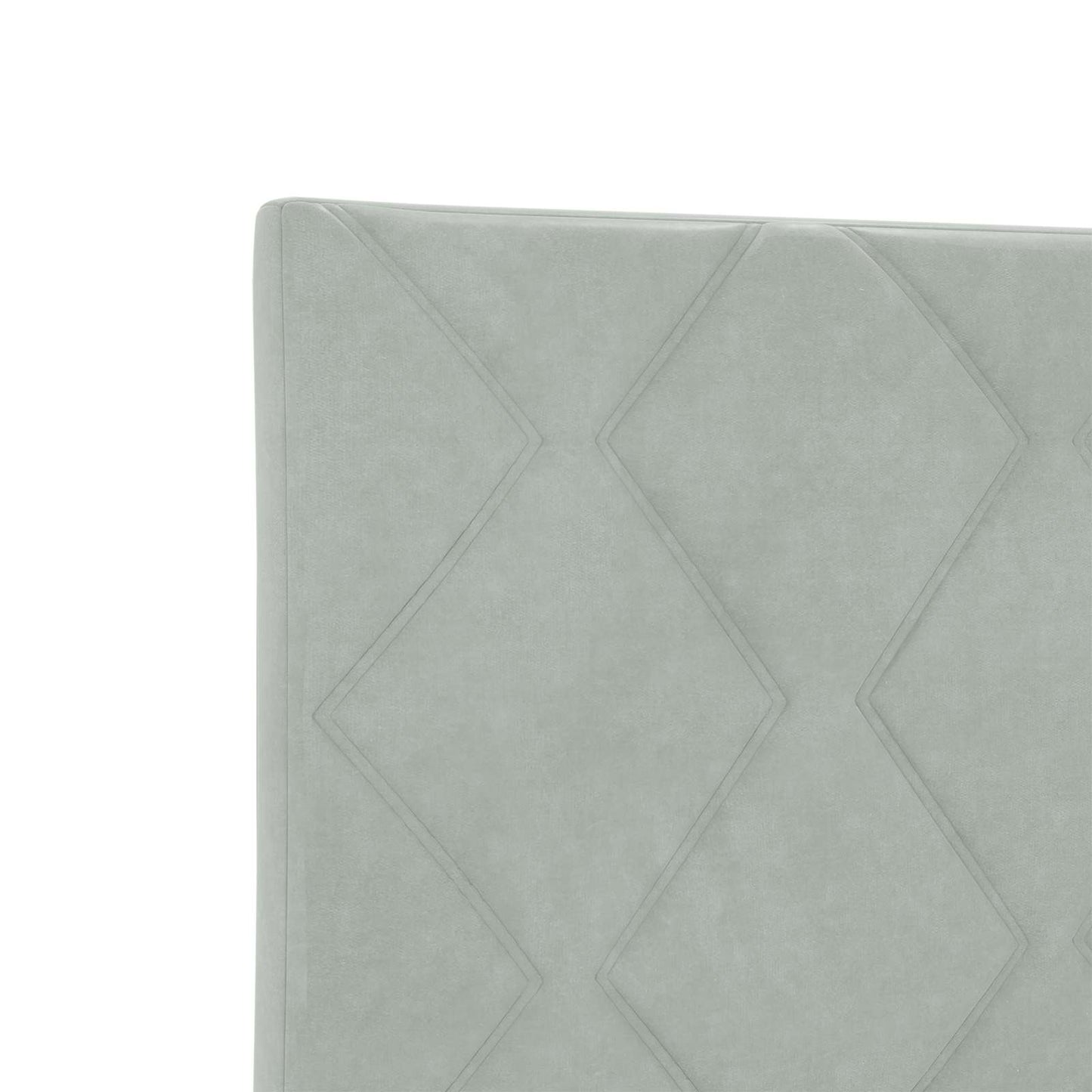 Boxspringbed met matras Lichtgrijs 80 x 200 cm Fluweel