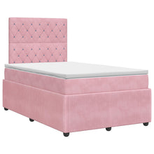 Boxspringbed met matras Roze 120 x 190 cm Fluweel