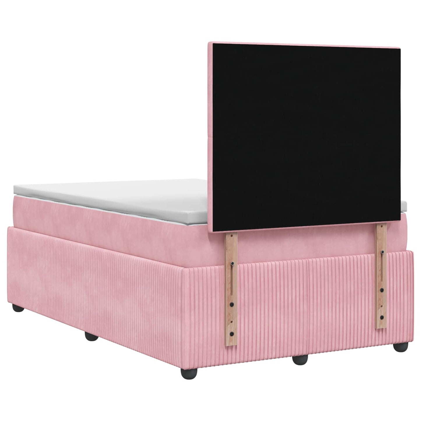 Boxspringbed met matras Roze 120 x 190 cm Fluweel