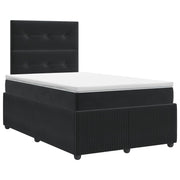 Boxspringbed met matras 120x190 cm zwart fluweel
