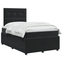 Boxspringbed met matras Zwart 120 x 190 cm Fluweel