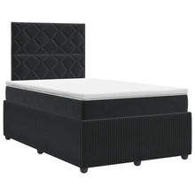 Boxspringbed met matras Zwart 120 x 190 cm Fluweel