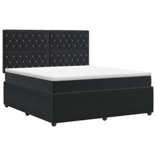 Boxspringbed met matras Zwart 140 x 190 cm Fluweel