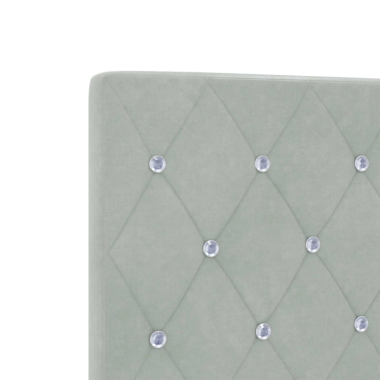 Boxspringbed met matras Lichtgrijs 160 x 200 cm Fluweel