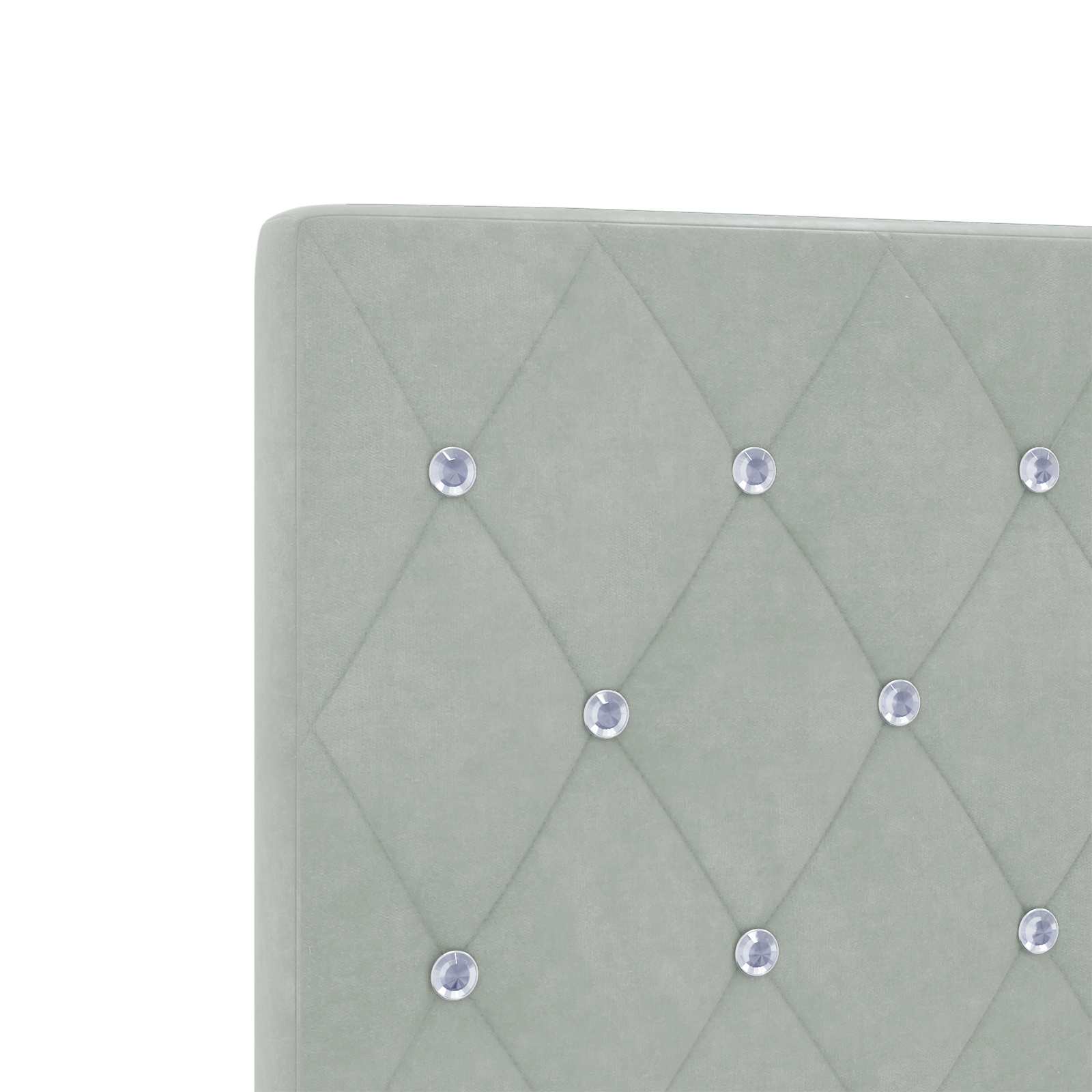 Boxspringbed met matras Lichtgrijs 160 x 200 cm Fluweel