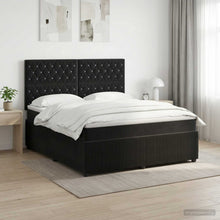 Boxspringbed met matras Zwart 140 x 190 cm Fluweel