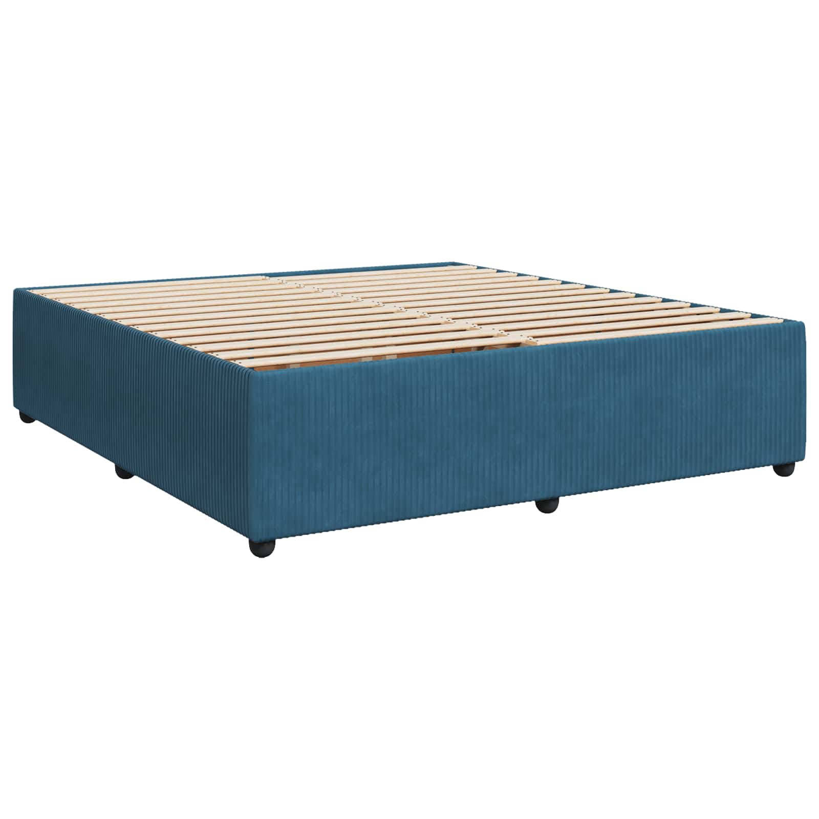 Boxspringbed met matras Blauw 180 x 200 cm Fluweel