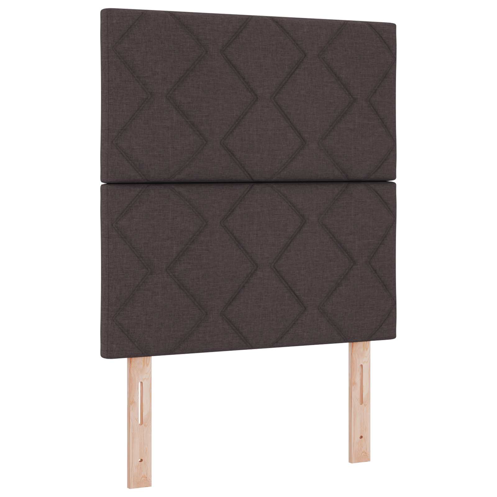 Boxspringbed met matras Donkerbruin 80 x 200 cm Stof