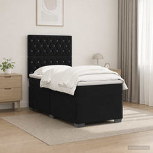 Boxspringbed met matras Zwart 80 x 200 cm Fluweel