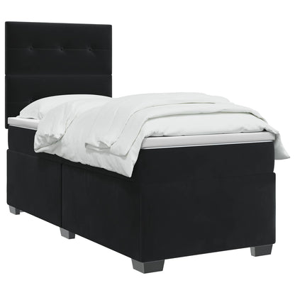Boxspringbed met matras Zwart 80 x 200 cm Fluweel