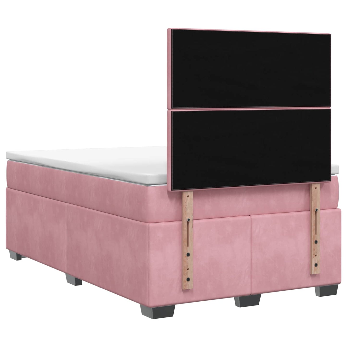 Boxspringbed met matras Roze 120 x 190 cm Fluweel