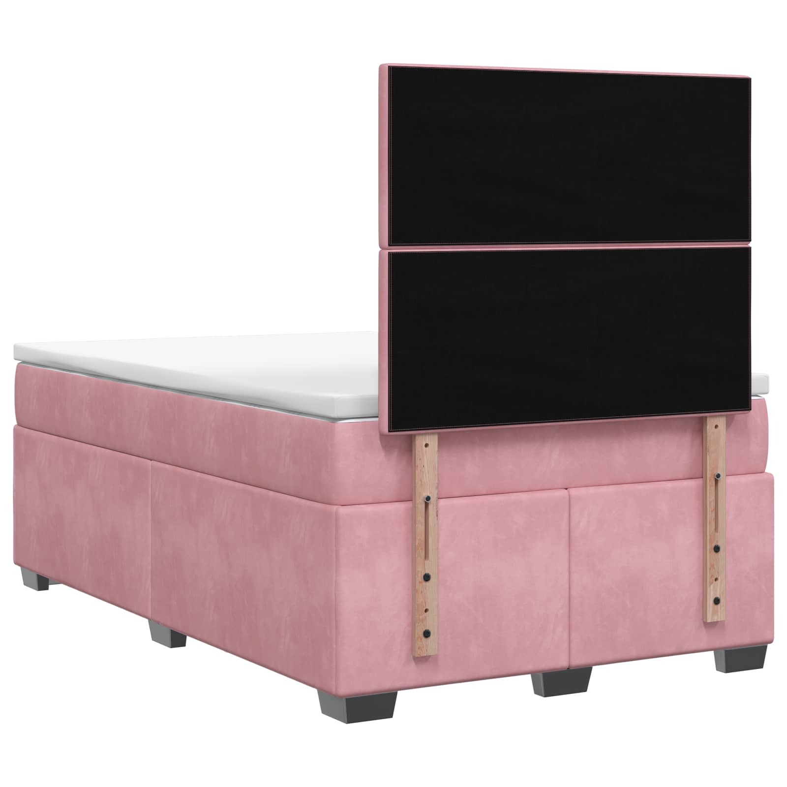 Boxspringbed met matras Roze 120 x 190 cm Fluweel