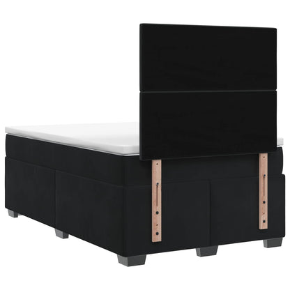 Boxspringbed met matras Zwart 120 x 190 cm Fluweel
