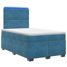Boxspringbed met matras Blauw 120 x 190 cm Fluweel