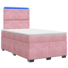 Boxspringbed met matras Roze 120 x 200 cm Fluweel