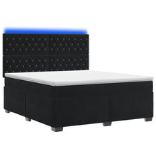 Boxspringbed met matras Zwart 140 x 200 cm Fluweel